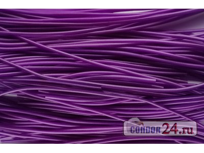 Кембрик ПВХ, диаметр 1,8 мм., цвет фиолетовый 218